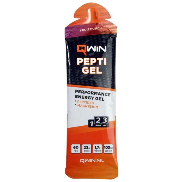 QWIN Pepti Gel Performance Energy Gel Fruit Punch
